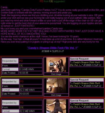 "Candy's Strapon Dildo Fuck Flic Vol. 1"